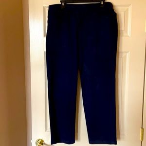 Navy blue effortless stretch pants